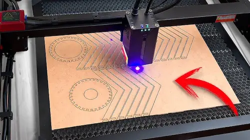 Corte y grabado láser en MDF